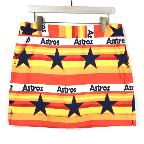 Loudmouth Pants - Loudmouth Houston Astros Rainbow Skort Size 10